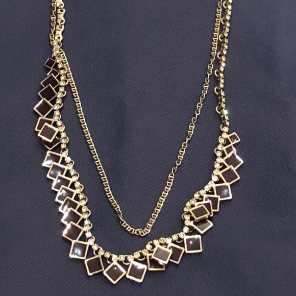 Ann Taylor Preppy Goldtone Necklace - Picture 2 of 2